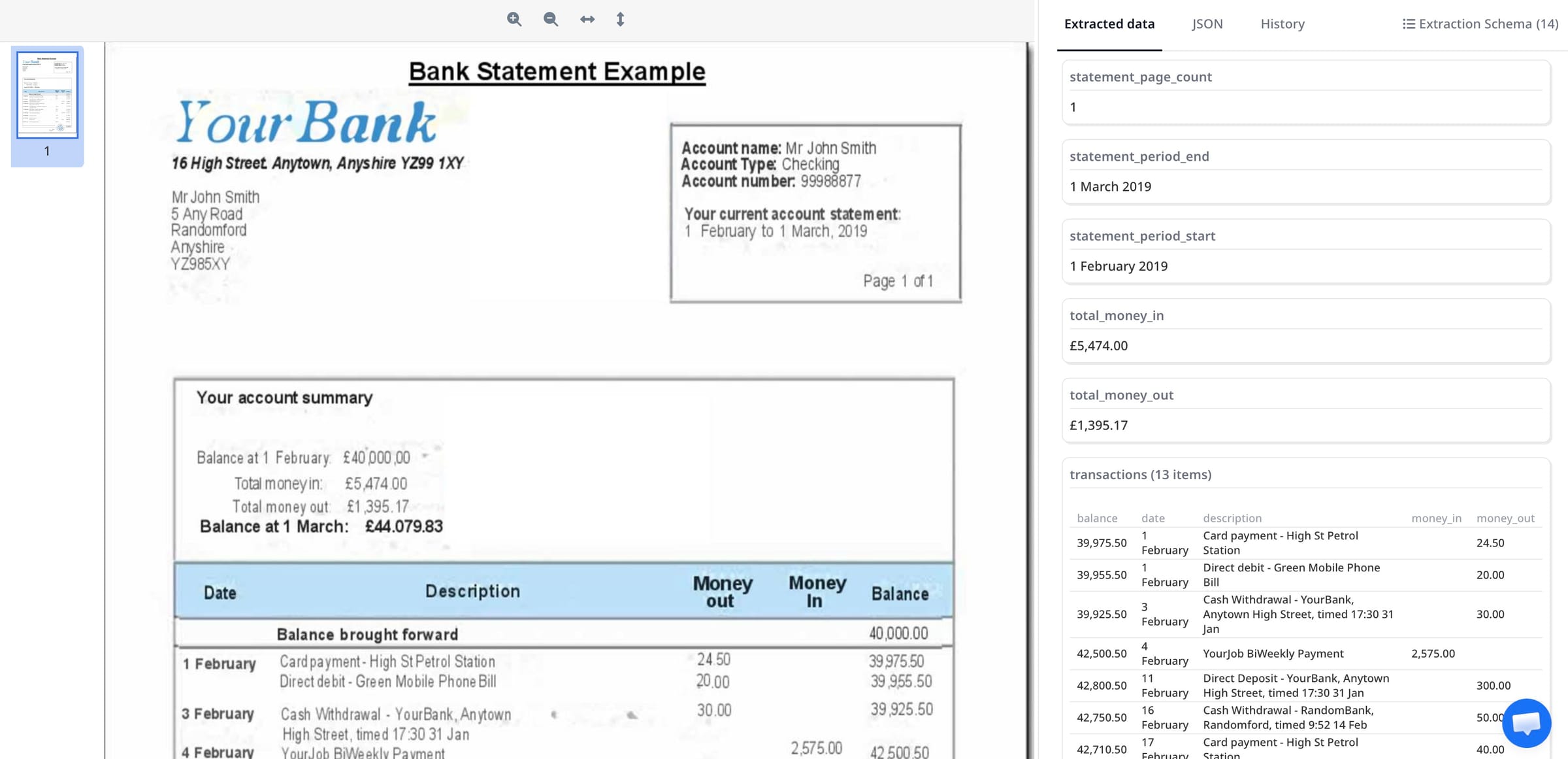 How to Automate Bank Statement Data Extraction with AI