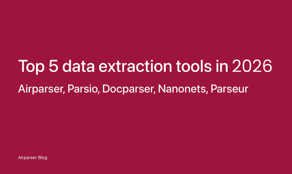 Top 5 data extraction tools in 2026