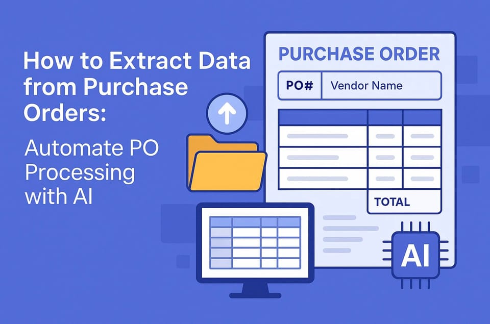 Api Po Processing How to Extract Data from Purchase Orders: Automate PO Processing with AI